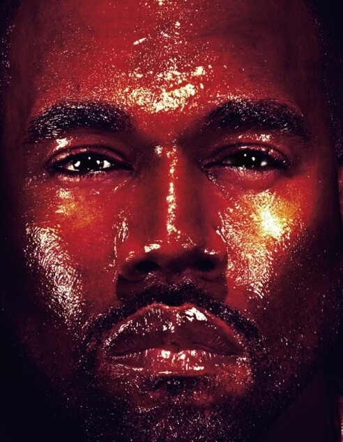 Kanye West head